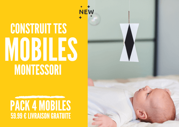 4 Mobiles Montessori en un