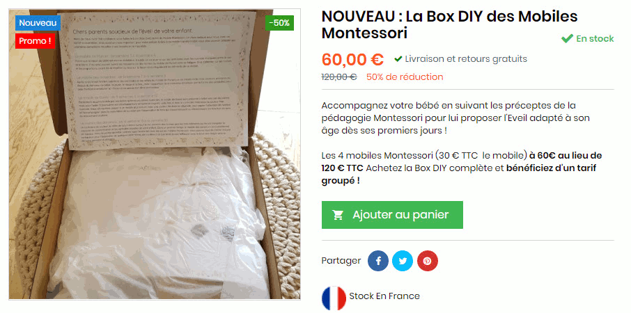 4 Mobiles Montessori en un